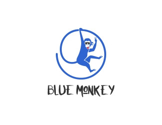 Blue Monkey - projektowanie logo - konkurs graficzny